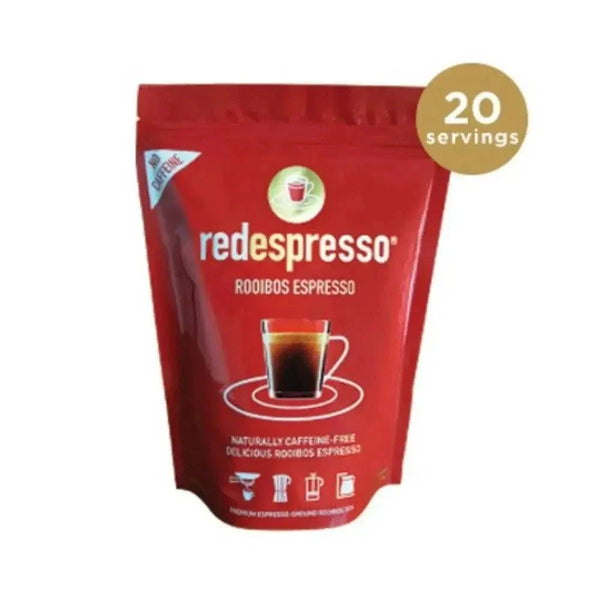 Red Espresso 250g ground Rooibos tea for antioxidant-rich caffeine-free beverages