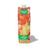 Rhodes 100% Fruit Juice litchi blend carton with lychee images and green label