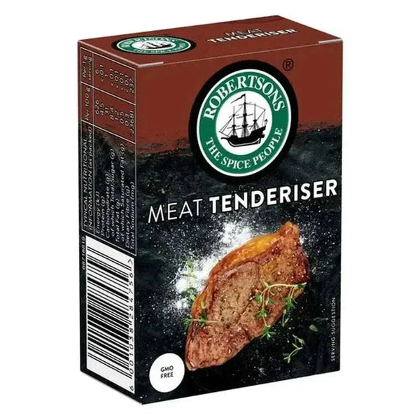 Robertsons Refill Meat Tenderiser 100g packet with fresh herbs and spices for enhanced flavor and tender meat