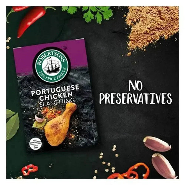 Robertsons Refill Portuguese Chicken 75g seasoning pack for authentic smoky roasted chicken flavor