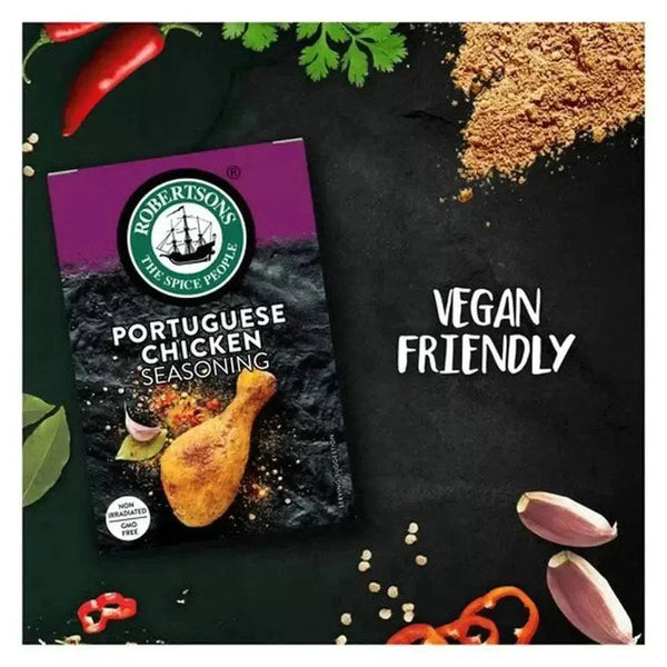 Robertsons Refill Portuguese Chicken 75g seasoning pack for authentic smoky grilled and roasted chicken flavor