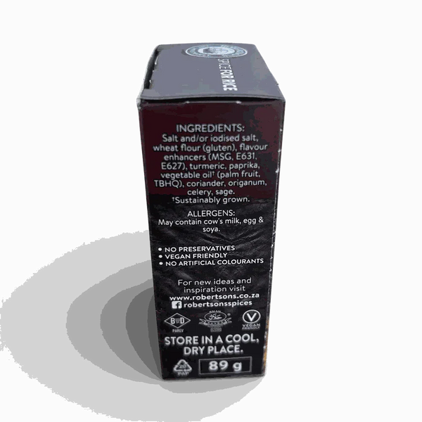 Robertsons Spice for Rice 89g refill pack with turmeric, paprika, and coriander blend for flavorful healthy seasoning