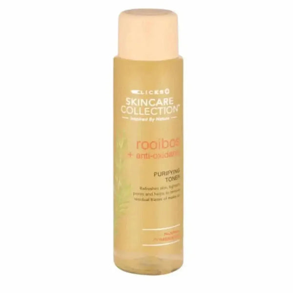Rooibos & Anti-Oxidants purifying toner bottle 200ml for skin cleansing and anti-aging benefits