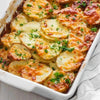 Royco Potato Bake Parmesan and Garlic 40g packet with creamy potato dish ingredients