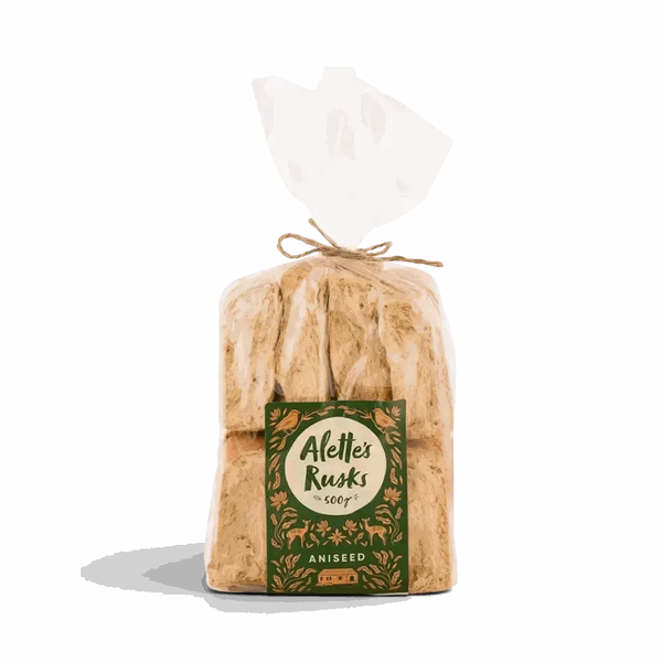 Alette's Rusks Aniseed Mosbolletjie sourdough 500g in resealable bag