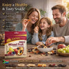 Safari Mixed Fruit 500g resealable pack with dried raisins, cranberries, papaya, and banana chips snack