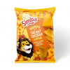 Simba Chips Creamy Cheddar 120g bag with cheesy potato chips inside
