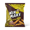 Simba Nik Naks BBQ 135g bag, bold barbecue beef-flavored maize snack.