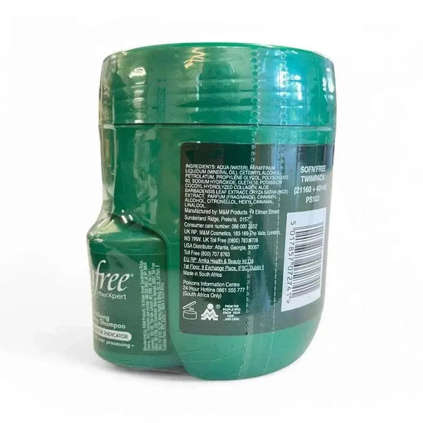Sofn'free Creme Relaxer Super 450ml for coarse hair with Aloe Vera and neutralizing conditioner