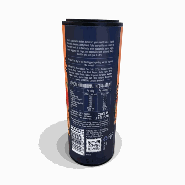 Sout Afrika Chipotle Salt 160g smoky artisan seasoning shaker for grilling meats and veggies
