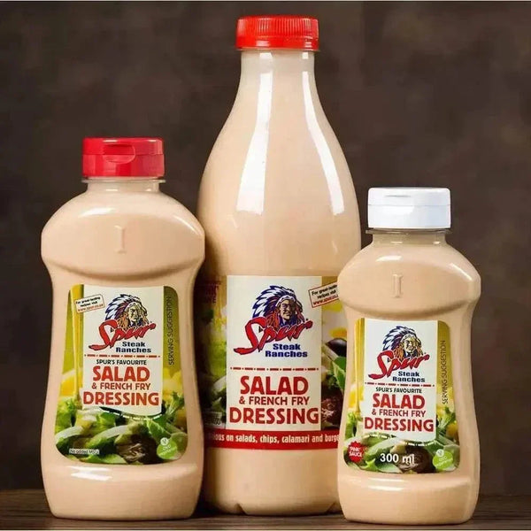 Spur Salad Dressing 500ml pink creamy tangy South African sauce bottle