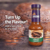 Steers Prego Sauce 375ml bottle and serving suggestion