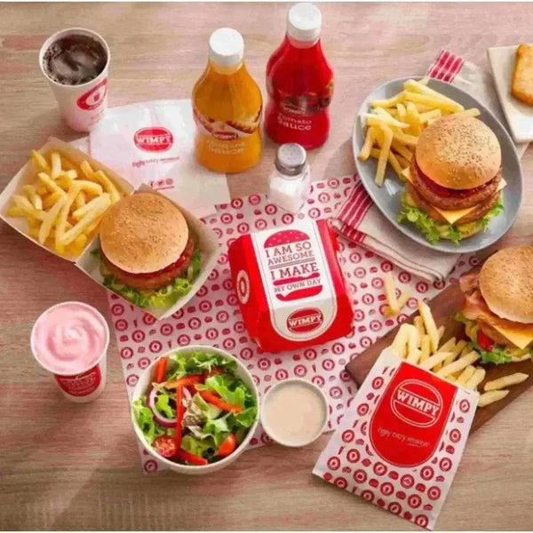 Wimpy Tomato Sauce 500ml bottle, authentic South African condiment for burgers and sandwiches