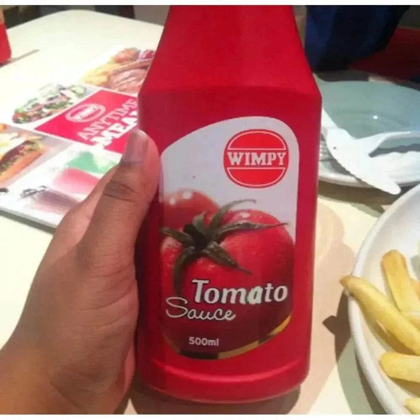 Wimpy Tomato Sauce 500ml bottle for burgers and sandwiches