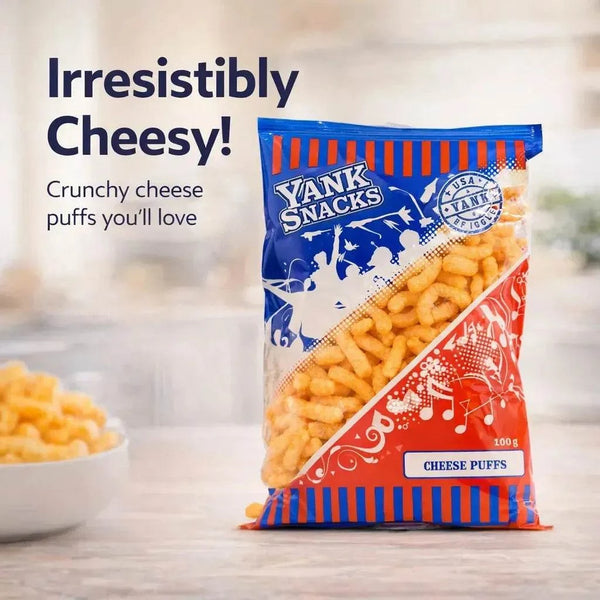 Yank Snacks Maize Puffs Cheese - 100g Facebook Ad