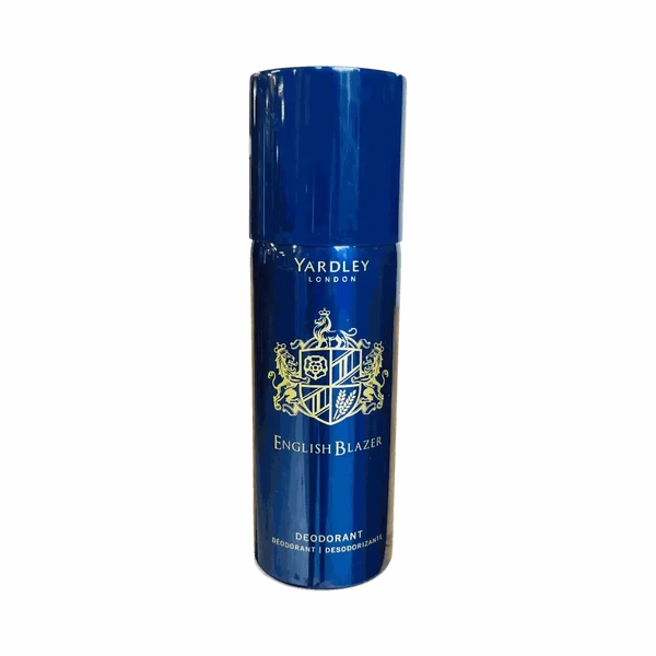 Yardley English Blazer Blue Deodorant Spray 200ml masculine citrus woody fragrance long-lasting protection