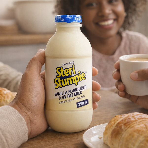 Steri Stumpie - Vanilla Flavoured Low Fat Milk (350ml) Facebook Ad