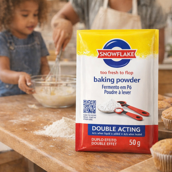 Snowflake Baking Powder 50g Facebook Ad