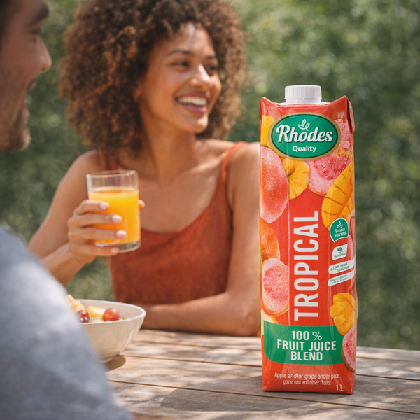 Rhodes 100% Fruit Juice - Tropical - 1 Litre Facebook Ad