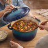 LK Flat Potjie Bake Pot 5L - BLUE Enamel(#12) * Facebook Ad