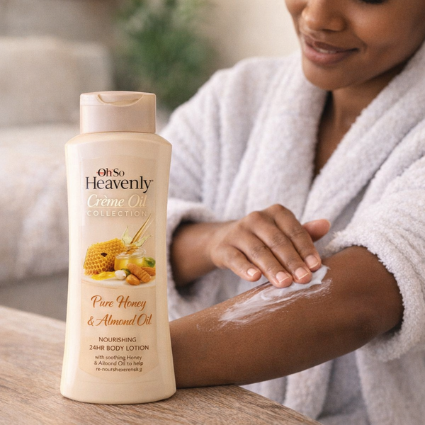 Oh So Heavenly Creme Oil Body Lotion - Pure Honey & Almond Oil (720ml) Facebook Ad