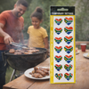 Olive Temporary Tattoo Strips SA Hearts Facebook Ad