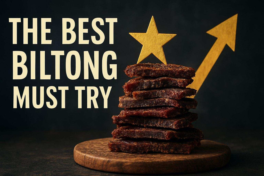 Assorted best biltong selections in New Zealand featuring various cuts and flavours for 2026