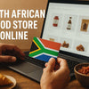 Modern South African food store online interface showcasing authentic snacks and groceries