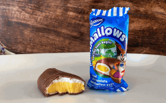 Colorful marshmallow-filled Easter eggs arranged for an epic Easter egg hunt celebration