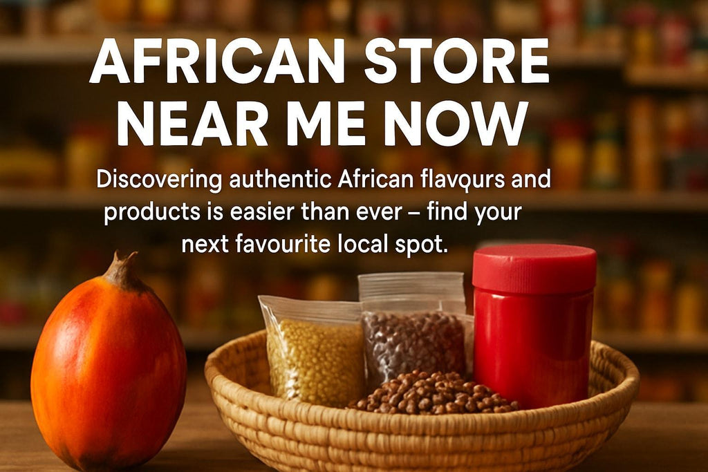 Vibrant African grocery store interior in New Zealand showcasing diverse authentic products for 2026 shoppers