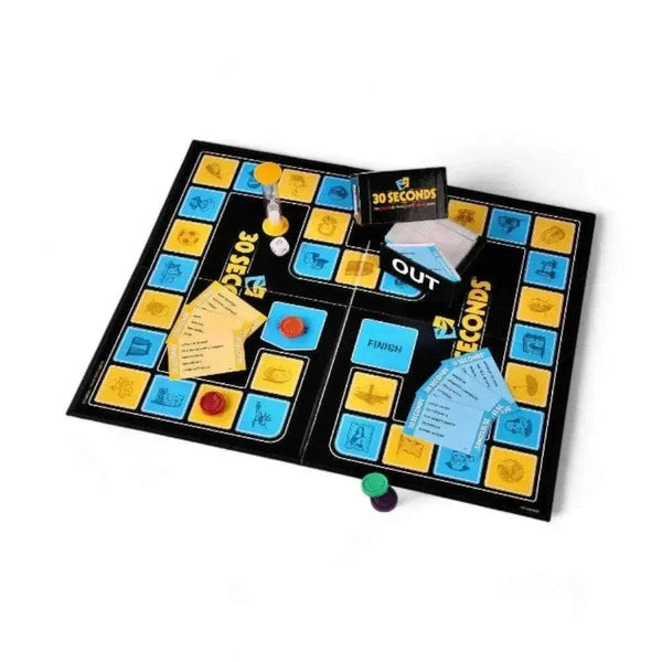 30 Seconds Board Game fast-paced party game with timer and cards