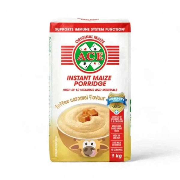 ACE Instant Maize Porridge Toffee & Caramel Flavour 1kg pack – product image 1