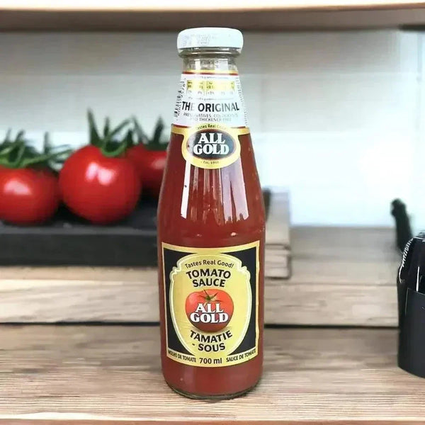 All Gold Tomato Sauce 700ml gluten-free South African ketchup bottle