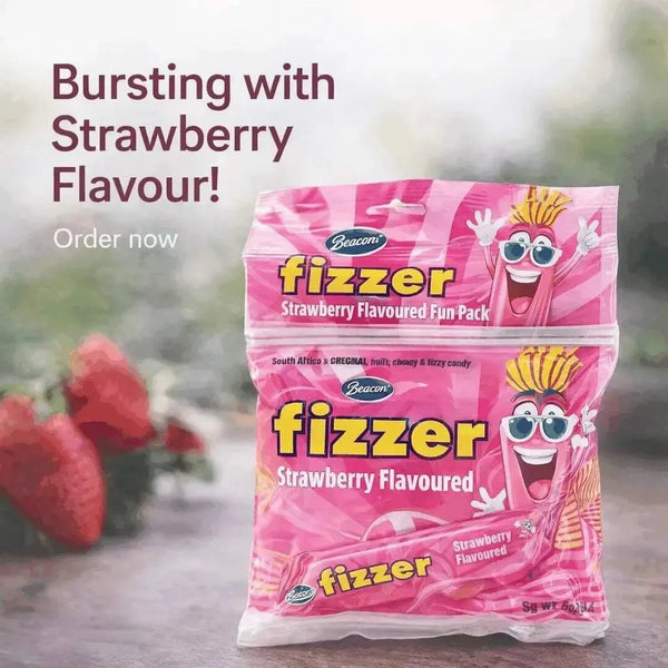 Beacon FIZZER Strawberry - Pack of 24 Facebook Ad