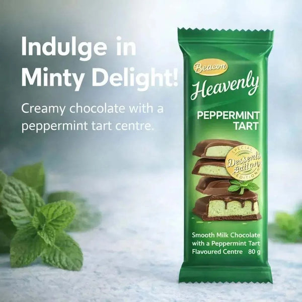 Beacon Heavenly Peppermint Tart 90g Bar promotional image