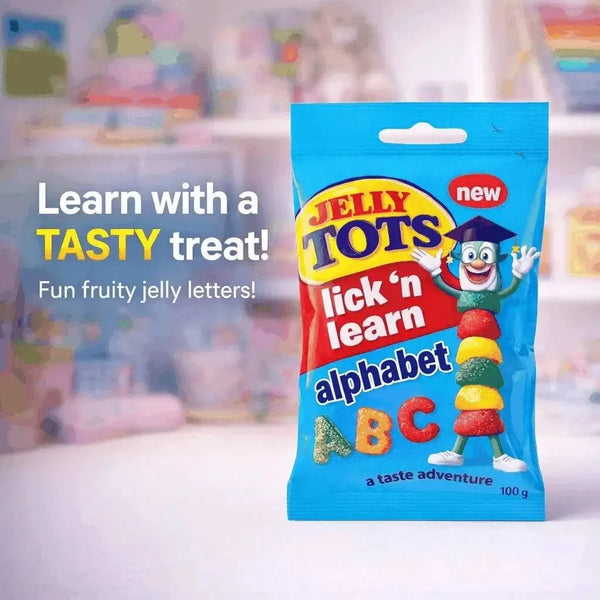 Beacon Jelly Tots - Lick & Learn Alphabets 100g Facebook Ad