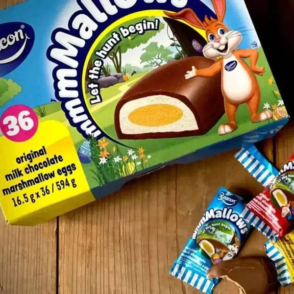 Beacon Marshmallow Easter Eggs with fluffy marshmallow center and creamy milk chocolate coating for Easter celebrations