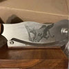 Blacksmith Biltong Cutter made of solid Kiaat wood for precise slicing of South African biltong