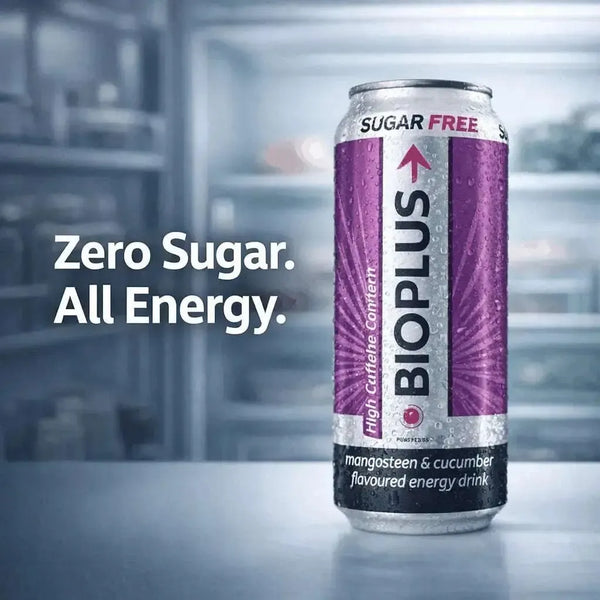 Bioplus - Sugar-free Mangosteen & Cucumber Energy Drink - 440ml * Facebook Ad