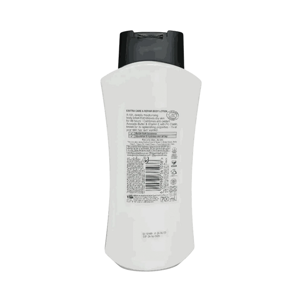 Good Stuff Exxtra Care & Repair rich replenishing body lotion 700ml with avocado butter and vitamin E for dry skin hydration