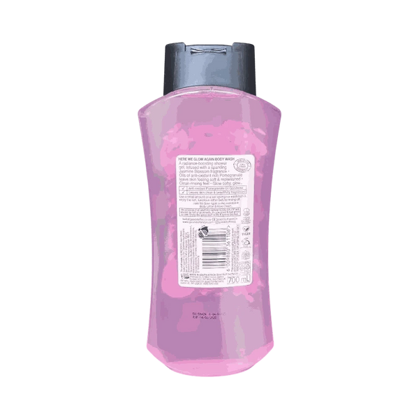 Good Stuff Here We Glo Again Radiance Boosting Body Wash 700ml with pomegranate oil and jasmine blossom