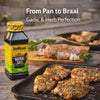 Jan Braai Braai Salt Garlic Herb 230g shaker bottle for seasoning meats vegetables