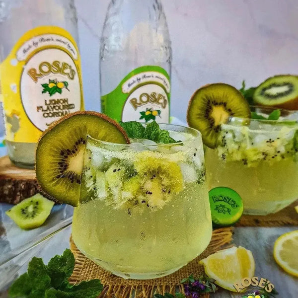 Brookes Roses Cordial Lime 750ml bottle with vibrant green label and fresh lime illustration