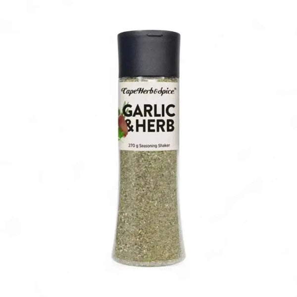 Cape Herb & Spice Garlic & Herb 270g seasoning shaker for chicken, lamb, fish and vegetables