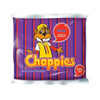 Chappies Bubblegum Grape pack of 100 with iconic yellow wrapper and grape flavor