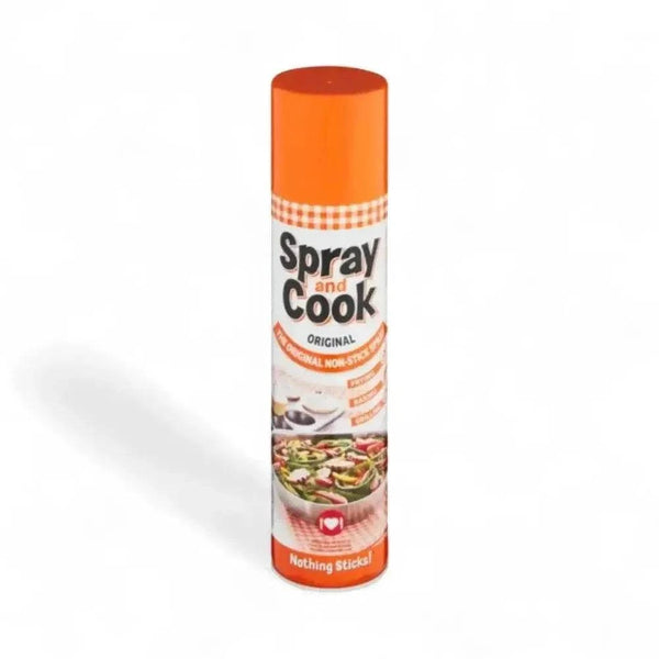 Colmans Spray & Cook Original 300ml non-stick cooking spray.