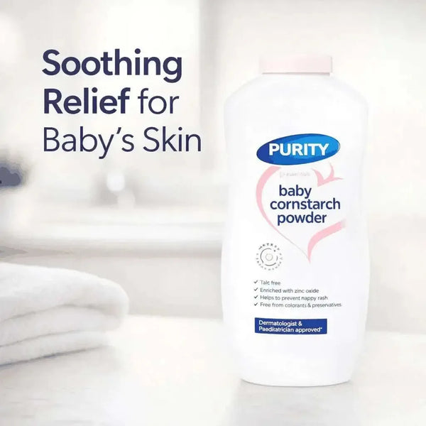 Purity Essentials Baby Cornstarch Powder - 200g Facebook Ad