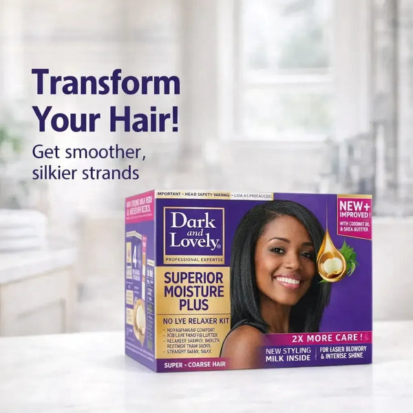 Dark & Lovely - Superior Moisture Plus No Lye Relaxer Kit Super Facebook Ad