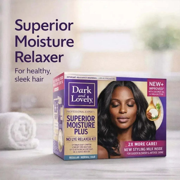 Dark & Lovely - Superior Moisture Plus No Lye Relaxer Kit Regular Facebook Ad