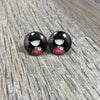 Girl Doll Earrings 15mm Diameter Various Options Sold in Pairs